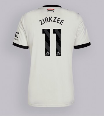 Manchester United Joshua Zirkzee #11 Tercera Equipación 2024-25 Manga Corta